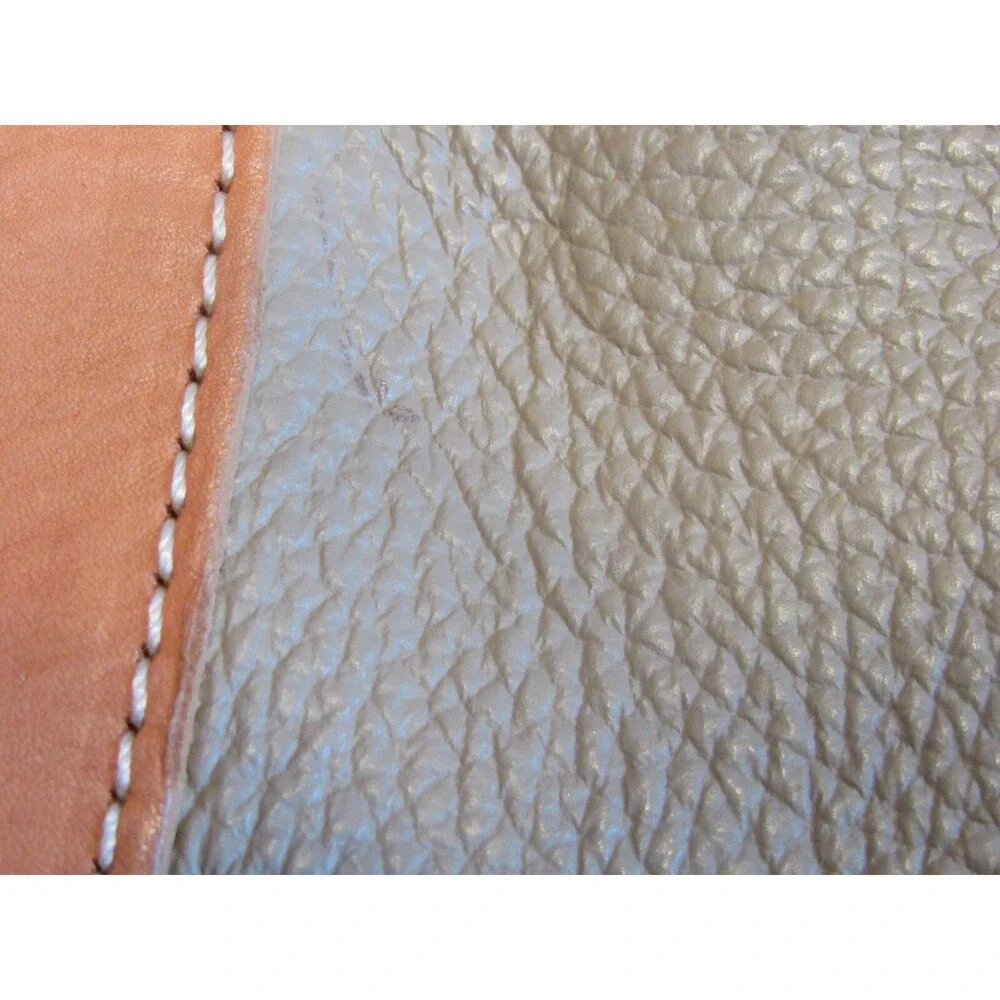 I Medici Firenze Taupe and Tan Soft Leather Shoulder Handbag - Picture 3 of 13